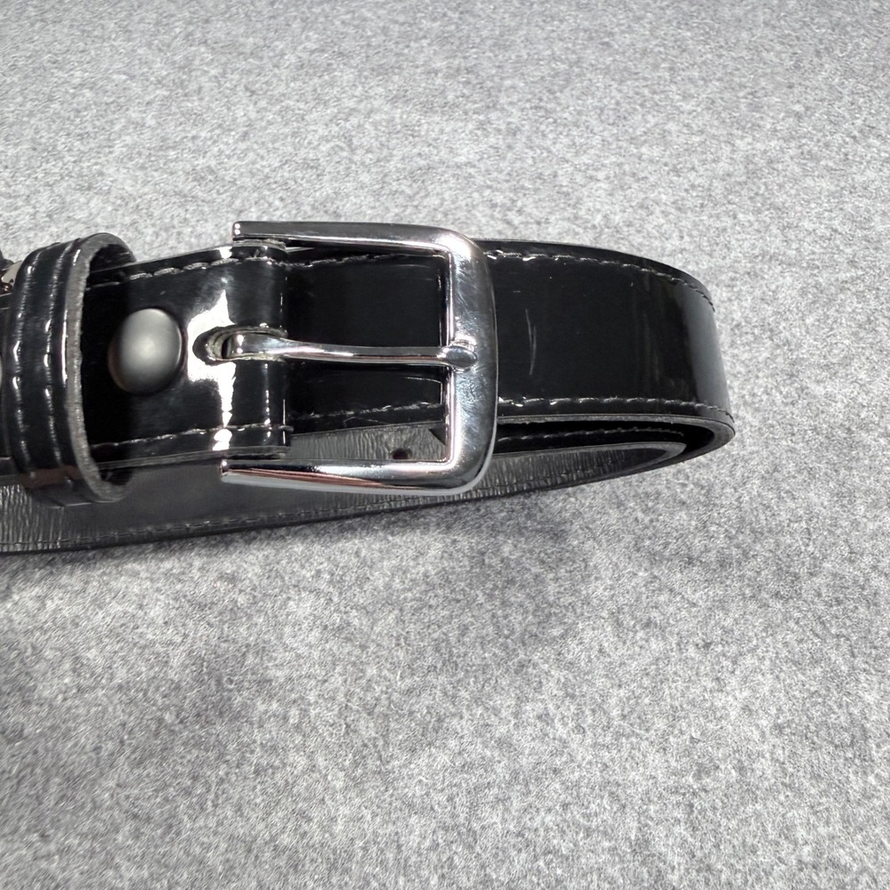 Boston Leather 6582 Clarino High Gloss Duty Belt Black Size 42 Made in USA